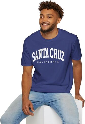 Santa Cruz California Adult Unisex Soft T-Shirt in Saudi Arabia