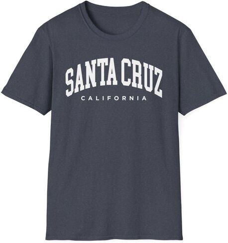 Santa Cruz California Adult Unisex Soft T-Shirt in Saudi Arabia