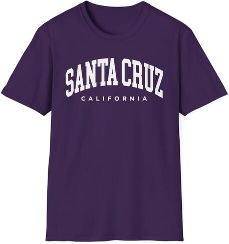 Santa Cruz California Adult Unisex Soft T-Shirt in Saudi Arabia