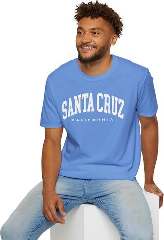 Santa Cruz California Adult Unisex Soft T-Shirt in Saudi Arabia