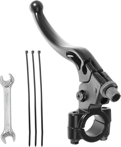 رافعة القابض ، رافعات الدراجات النارية ، مقبض الفرامل الأيسر ، سبيكة الألومنيوم ، أسود ، 6.89 "L x 1.81" H x 3.35 "W x 0.87" ثقب التثبيت in Kuwait