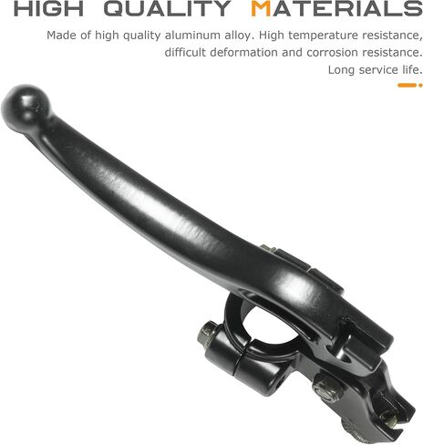 رافعة القابض ، رافعات الدراجات النارية ، مقبض الفرامل الأيسر ، سبيكة الألومنيوم ، أسود ، 6.89 "L x 1.81" H x 3.35 "W x 0.87" ثقب التثبيت in Kuwait