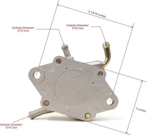 The ROP Shop Fuel Pump for Kawasaki Engines FE290 & FE350 Golf Cart Caddie Lawn Engine in Saudi Arabia