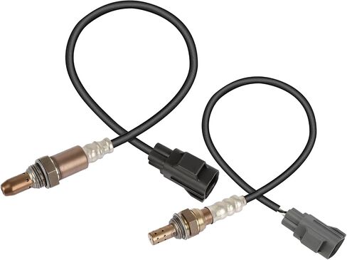 O2 Oxygen Sensor Compatible for Volvo S40 2007-2010 2.4L, V50 2007-2010 2.4L, Upstream and Downstream, 2-PC Set, Replace# MHK500870, C2P16396 in Saudi Arabia