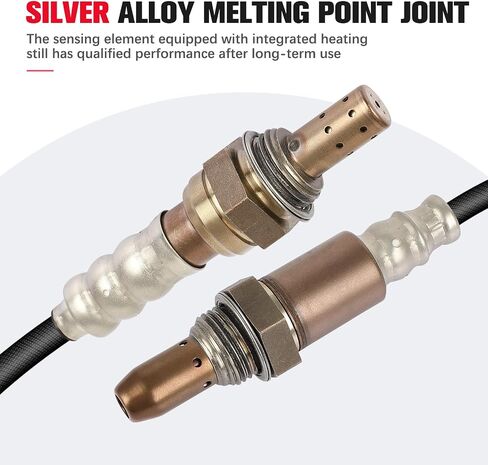 O2 Oxygen Sensor Compatible for Volvo S40 2007-2010 2.4L, V50 2007-2010 2.4L, Upstream and Downstream, 2-PC Set, Replace# MHK500870, C2P16396 in Saudi Arabia