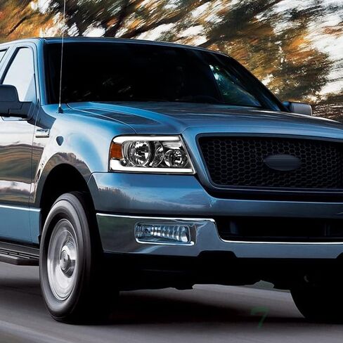 7422444251207 متوافق مع 2004-2008 Ford F150 / 2006-2008 Lincoln Mark LT Swearback LED BAR الأسود الإسكان مع العاكس العنبر in Kuwait