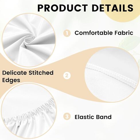 Rakila 4PC Solid Stretch Washable PU Leather Chair Covers, Waterproof Soft Removable Chair Seat Protector for Dining Kitchen, Khaki in Kuwait
