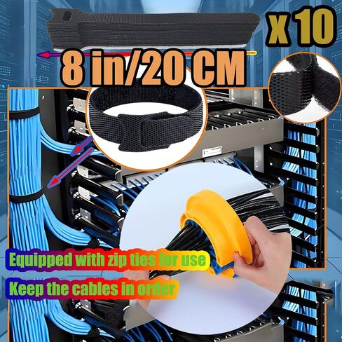 Cable Comb,Wire Comb, Network Cable Management Tools,Network Tools for Sorting Wires, (Yellow Blue+Blue Yellow) 2 Cable Organization Tools, and Ethernet Cable Organization Tools in Kuwait