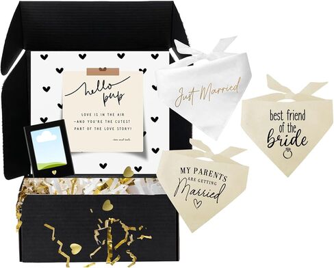 Best Friend of Bride Wedding Dog Bandana (White Os 657) in Kuwait