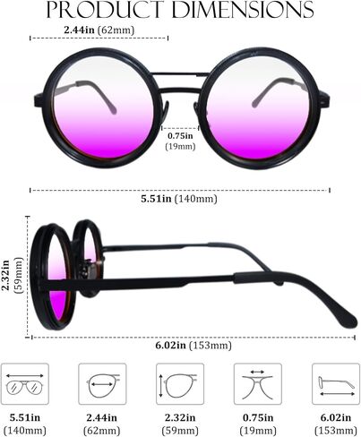 Adjustable Tint Sunglasses - Gradient Fashion Shades with Rotating Color Lens & Detachable Strap, Y2K Aesthetic in Saudi Arabia