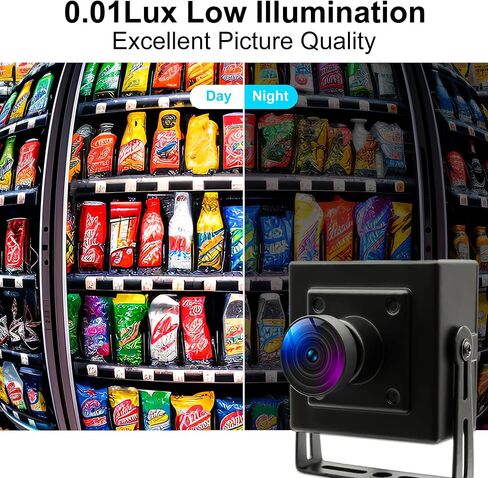 كاميرا Fisheye USB H.264 زاوية واسعة من الضوء الكامل HD 1080P 30 إطارًا في الثانية كاميرا فيديو صغيرة مع MIC ل Lightburn 3D PC Windows Android Linux Mac OS (الاستخدام الصناعي ، مراقبة الفيديو) in Kuwait