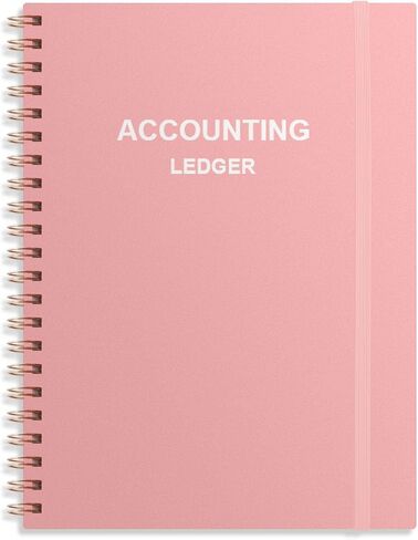 Accounting Ledger Book A5 - Bank Accounting Log for Small Business Bookkeeping & Personal Use - Account Tracker Notebook Track Accounts, Deposit, Expense & Balance, 5.8 X 8.25 Inch, Black in Kuwait