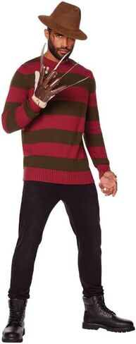 Spirit Halloween Adult Freddy Krueger Costume Nightmare on Elm Street Dress Up Cosplay in Saudi Arabia