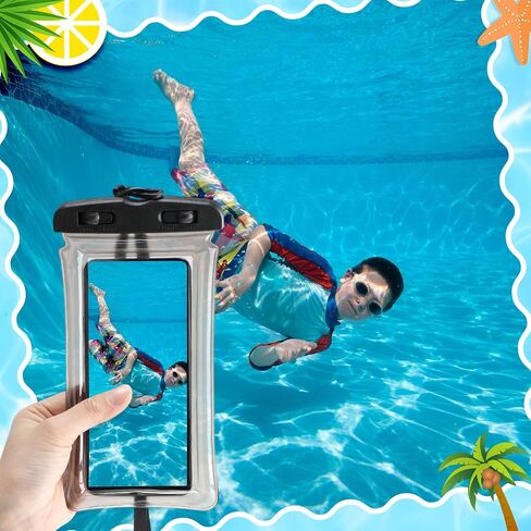 56 Pack Waterproof Phone Pouch Clear Cellphone Case Bulk Universal Phone Dry Bag with Lanyard Waterproof Underwater Case Holder for Water Games Protect Cruise Ship Essentials, up to 6.9 Inch in Kuwait