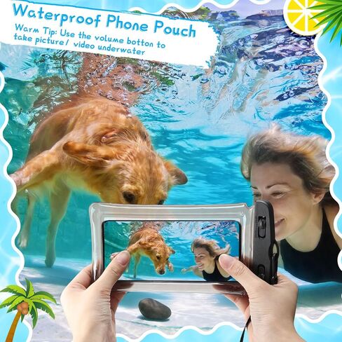 56 Pack Waterproof Phone Pouch Clear Cellphone Case Bulk Universal Phone Dry Bag with Lanyard Waterproof Underwater Case Holder for Water Games Protect Cruise Ship Essentials, up to 6.9 Inch in Kuwait