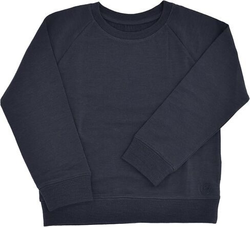 Woolino Soft Merino Wool Kids Sweatshirt - Crewneck Pullover Sweatshirt for Boys & Girls - التنفس والتنظيم. in Kuwait