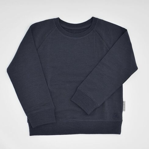 Woolino Soft Merino Wool Kids Sweatshirt - Crewneck Pullover Sweatshirt for Boys & Girls - التنفس والتنظيم. in Kuwait