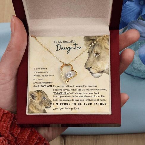 Jewelry Daughter Gift From Dad, Father Daughter Gift, Dad to Daughter Gift, Christmas Birthday Gift, To My Daughter Necklace from Dad, Daughter Card, Daughter Adult in Kuwait
