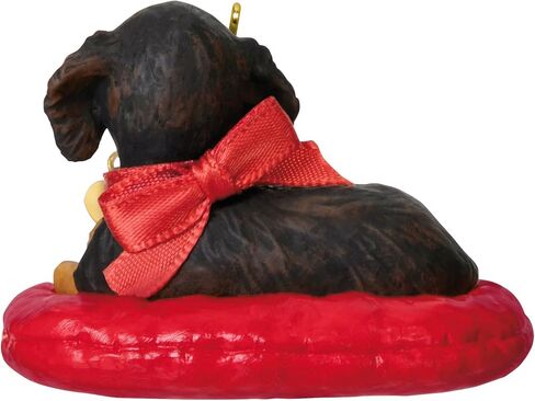 Hallmark Keepsake Christmas Ornament 2025, Puppy Love Long-Haired Dachshund 2025, Gifts for Animal Lovers in Saudi Arabia