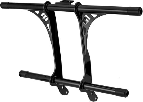 Mofun Front Highway Engine Guard Bar Flat-Out Tarner مع Harley Sportster 883 1200 Model مع Model أو Mid Control 2004-2020 2021 2022 ، Gloss Black in Saudi Arabia