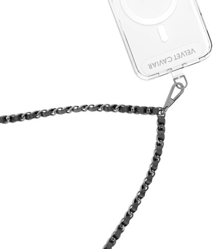 VELVET CAVIAR Crossbody Phone Strap Lanyard for Women - Cellphone Leash Holder Around Neck - Fits Any Phone Case (Gold Chain) in Saudi Arabia