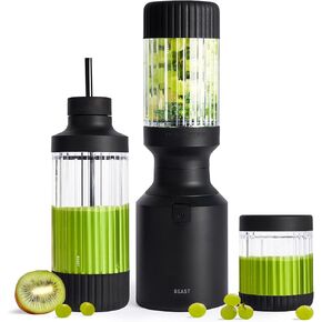 الوحش الأقوياء 850 | الخلاط الشخصي المدمج المدمج | العصائر ، الهزات ، الضمادات ، الصلصات ، الحلويات ، الانخفاضات | يمزج الجليد والفاكهة المجمدة | يشمل الأغطية الإضافية والقش | 850W (الكربون الأسود) in Kuwait