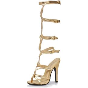 Ellie Shoes Women's Sexy Gladiator Sandals - الرومانية ، الكعب اليوناني الأزياء ، الذهب ، 8 in Kuwait