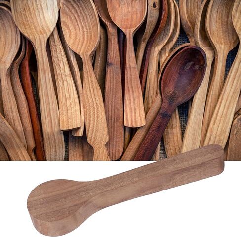 GNIEMCKIN 12 قطعة مجموعة نحت - ملعقة خشبية متميزة مع الفراغات الباسوود ، مشروع WHITTLING CRAFT | بواسطة gniemckin in Kuwait