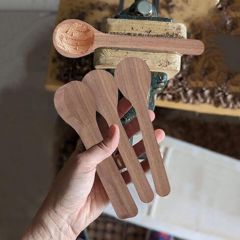 GNIEMCKIN 12 قطعة مجموعة نحت - ملعقة خشبية متميزة مع الفراغات الباسوود ، مشروع WHITTLING CRAFT | بواسطة gniemckin in Kuwait