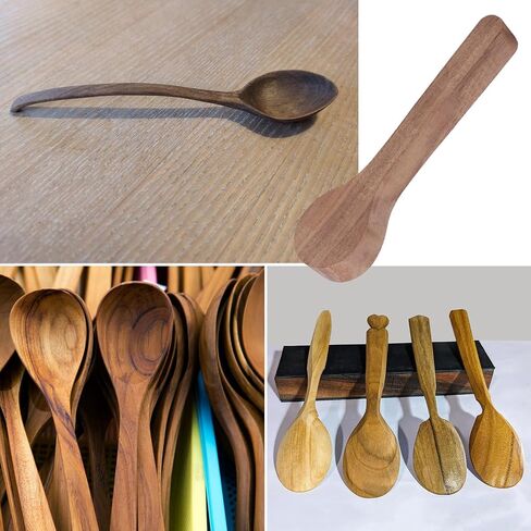 GNIEMCKIN 12 قطعة مجموعة نحت - ملعقة خشبية متميزة مع الفراغات الباسوود ، مشروع WHITTLING CRAFT | بواسطة gniemckin in Kuwait