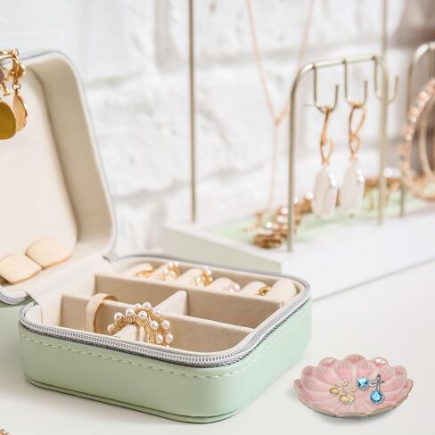 UXCELL 1PCS CERAMICS Jewelry Plate ، عباد الشمس شكل حامل المفتاح وعاء لدخول طاولة المدخل ديكور صينية صينية صغيرة للنساء صديقة ، أرجواني in Saudi Arabia