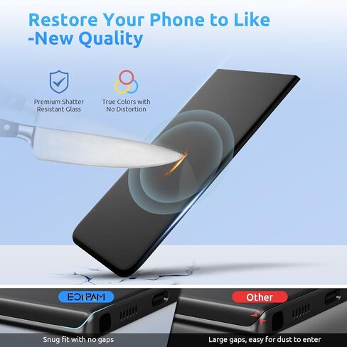 Back Glass Replacement for Google Pixel 8 Pro Back Cover Rear Housing Repair Tool Kit Genuine Rear Glass (Upper Black) in Saudi Arabia