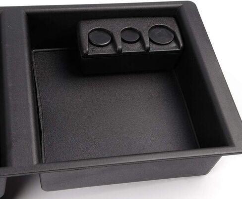 Grand Orange Center Console Coin Supenser Change Change Vault متوافق مع Chevy Silverado Suburban Tahoe/Fit for GMC Sierra Yukon 2014 2015 2015 2017 2018 Black in Saudi Arabia