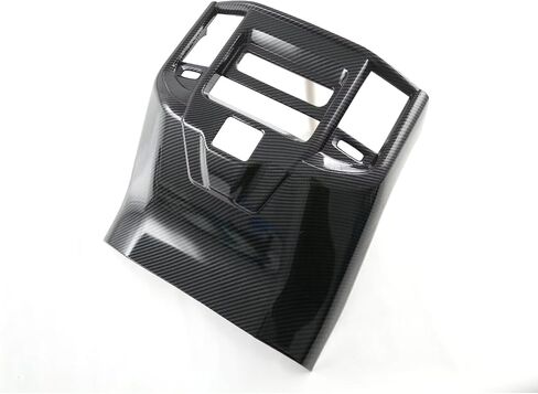 Rear Air Condition Outlet Vent Covers Trim for Dodge RAM 1500 2500 3500 2019～2023 Carbon Fiber Pattern Center Console Car Accessories (B Model) in Kuwait