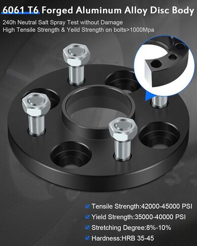 ECCPP 4PCS 4 Lug Wheel Spacers Hubcentric 4x100 12x1.5 56.1mm 15mm أسود متوافق مع 2007-2020 لـ Honda Fit 1980-2005 لـ Honda Civic 2000-2014 لـ Honda Insight in Saudi Arabia