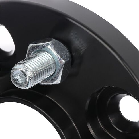 ECCPP 4PCS 4 Lug Wheel Spacers Hubcentric 4x100 12x1.5 56.1mm 15mm أسود متوافق مع 2007-2020 لـ Honda Fit 1980-2005 لـ Honda Civic 2000-2014 لـ Honda Insight in Saudi Arabia