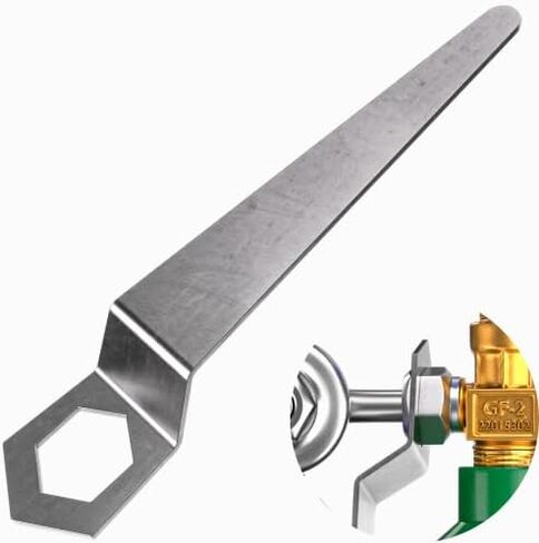 Robby's Cloud CO2 Tank Wrench for Tightening or Loosening Regulator from Tank - 1-1/8in end fits standard CO2 Tanks, Nitrogen Tanks or Oxygen tanks - Wrench Hangs on Regulator Stem (1 Pack) in Kuwait