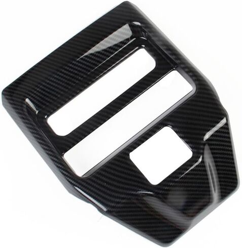 Rear Air Condition Outlet Vent Covers Trim for Dodge RAM 1500 2500 3500 2019～2023 Carbon Fiber Pattern Center Console Car Accessories (B Model) in Saudi Arabia