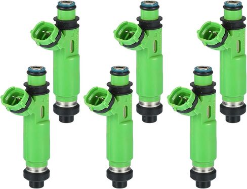 No.MD332733 Fuel Injector for Mitsubishi Montero 97-03 3.0L for Mitsubishi Montero 97-01 3.0L / Engine Fuel Injection Nozzle/Durable / 6 Pcs Green in Saudi Arabia