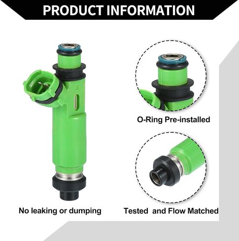 No.MD332733 Fuel Injector for Mitsubishi Montero 97-03 3.0L for Mitsubishi Montero 97-01 3.0L / Engine Fuel Injection Nozzle/Durable / 6 Pcs Green in Saudi Arabia