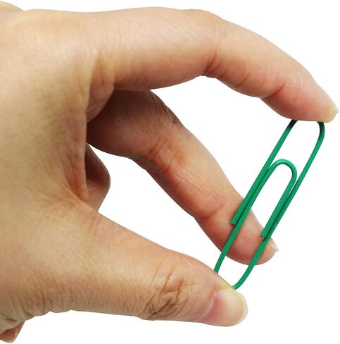 Corner Cabin 150 Pack Jumbo Paper Clips 2 Inches - Assorted Color Office Supply Accessories - Cute Paper Needle - Multicoloured Bookmark.(Orange) in Kuwait