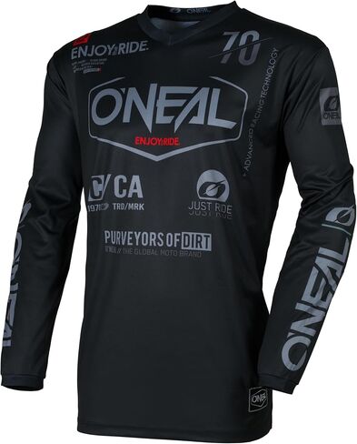 O'NEAL Element Jersey Mens Brand Black/Gray Small in Saudi Arabia