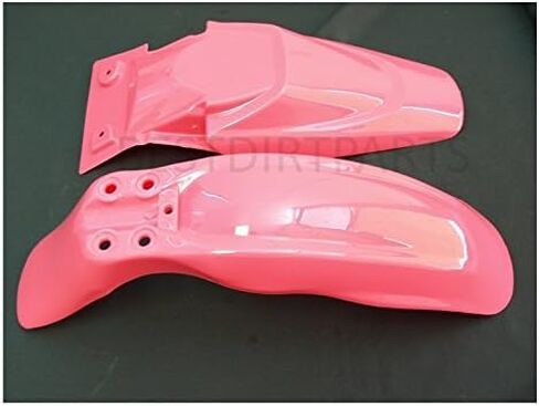 Replacement PINK Color Plastic Fairings Fender Kit for Dirtbikes Compatible with 2002-2009 Suzuki DRZ110 DRZ 110 and Kawasaki KX65 KX 65 KLX110 KLX 110 in Saudi Arabia