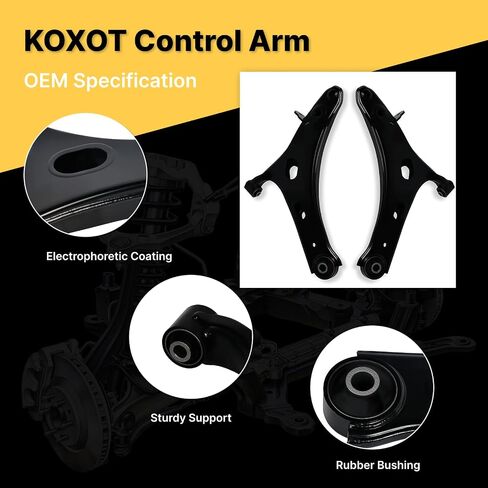 2Pcs 20202SG000 K622857 Front Lower Control Arm w/Ball Joint Assembly Driver Passenger Side Fit for Subaru 2014 2015 2016 2017 2018 Forester in Saudi Arabia
