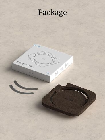 Hagibis Mac Mini Stand ، سطح المكتب الأسود الجوز المكتبي حامل كمبيوتر محمول مقاوم للغبار تبريد الجبل. in Kuwait