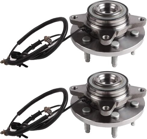 محمل عجلة Scitoo وتجميع المحور مجموعة 2 حزمة يناسب 2007-2012 ل Ford Expedition Front Hub مع 6 العروات 515094 2WD in Saudi Arabia