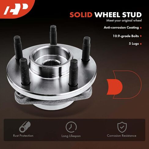 A-Premium Front Wheel Bearing and Hub Assembly with 5-Lug Compatible with Chevrolet HHR 2006 2007 2008 in Saudi Arabia