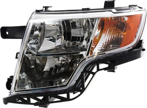Garage-Pro Driver and Passenger Side Headlight for Ford Edge 2007-2010 Halogen With bulbs CAPA Fits Limited, SE & SEL Replaces # 7T4Z13008A, 7T4Z13008B in Saudi Arabia