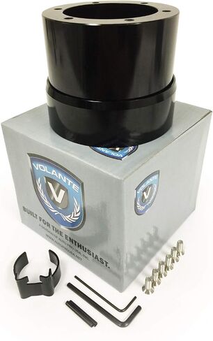 محول محول عجلة القيادة VSW 6 Bolt (أسود) متوافق مع 1965-67 Ford Mustang ، 66-72 Bronco ، 65-70 Falcon ، 66-69 Comet ، 67 Cougar STH1009BLK in Saudi Arabia
