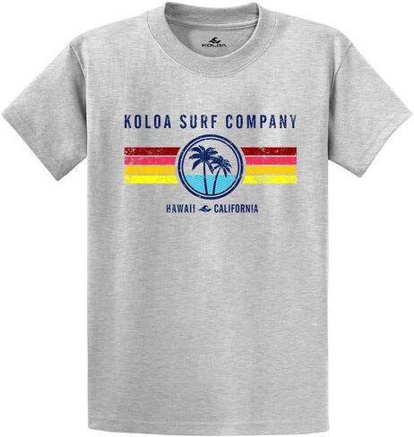 Koloa Surf Seas and Stripes Logo Tees الثقيلة في Reg ، كبير وطويل in Saudi Arabia